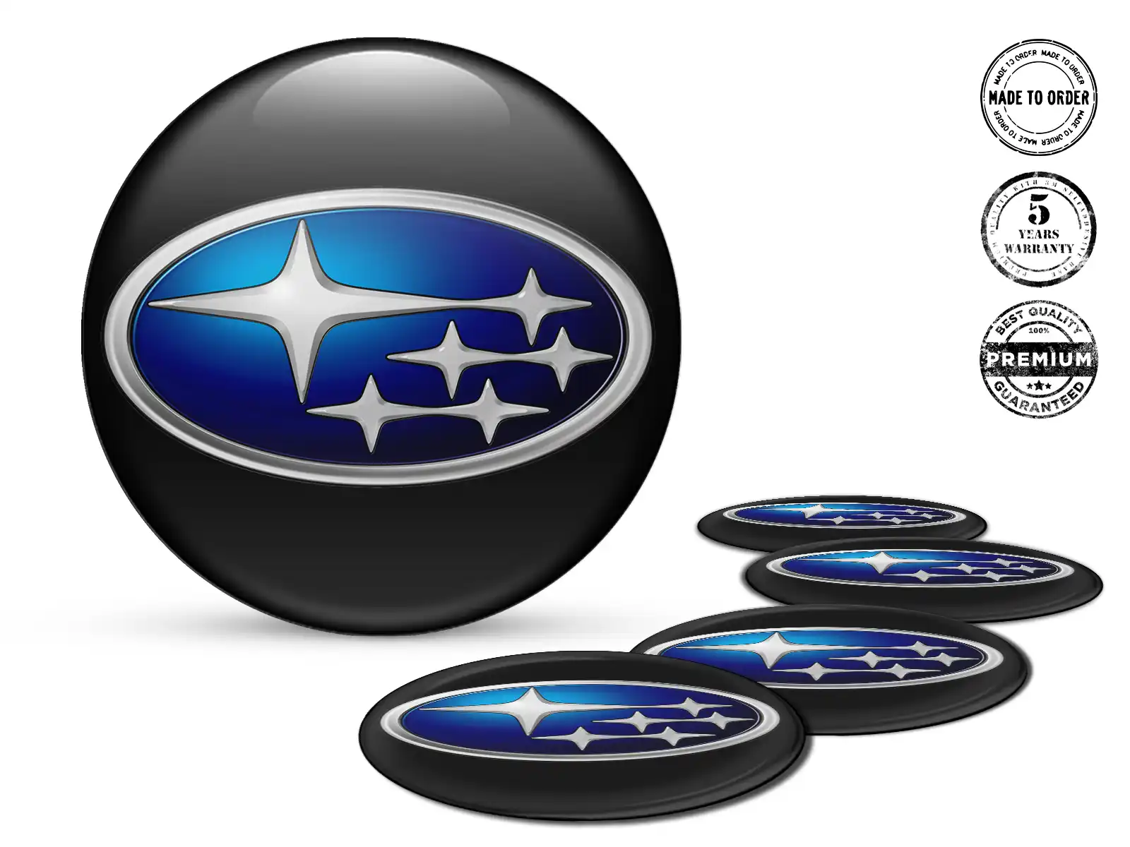 Subaru Felgenplaketten für Autos Stilvolle Radlogos